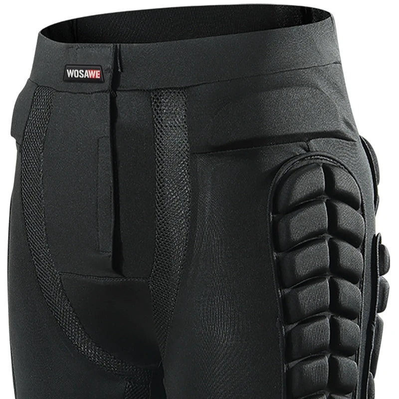 WOSAWE Motorcycle Shorts Skating Hip protector MTB Motocross Hip Paddeds Skiing Snowboard Shorts Protective Gear