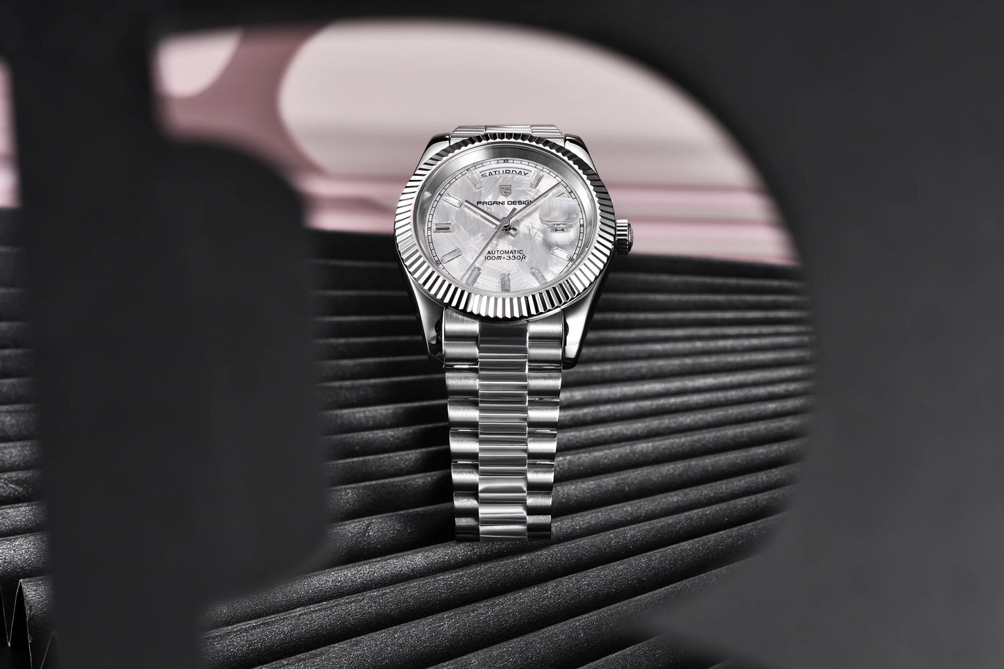 2025 New PAGANI DESIGN DD40 Luxury Rose Gold Automatic Watch For Men Mechanical Watches AR Sapphire Glass Date Wrist watch Men