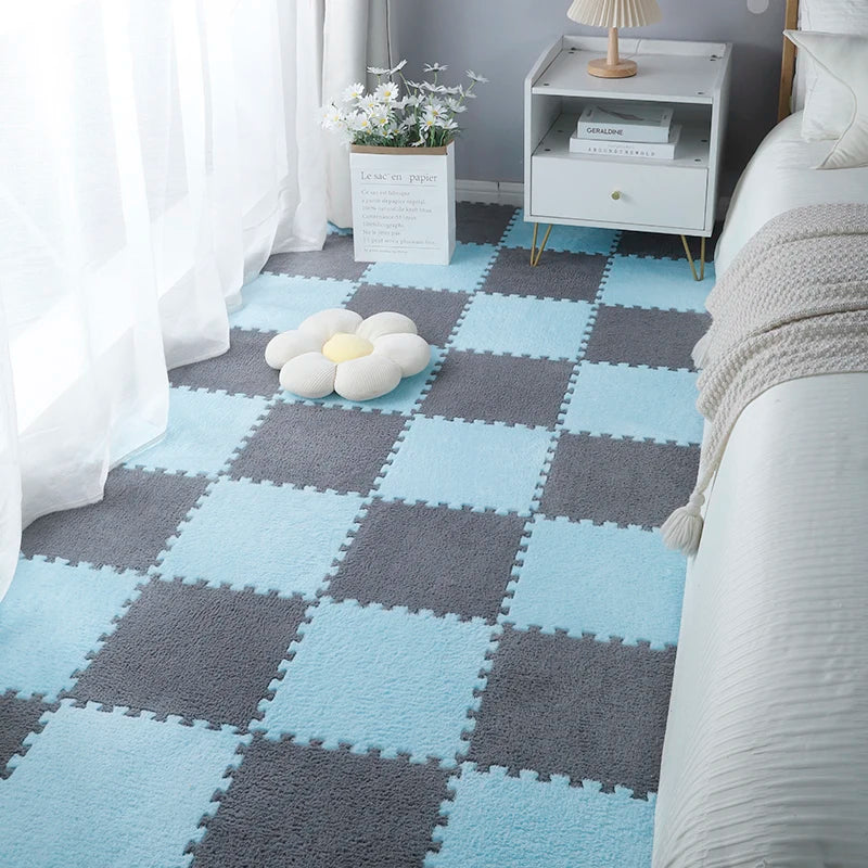 Eva Foam Puzzle Carpet Soft Plush Children's Mat Baby Toys Baby Play Mat In Children's Room Keep Warm Playmat
