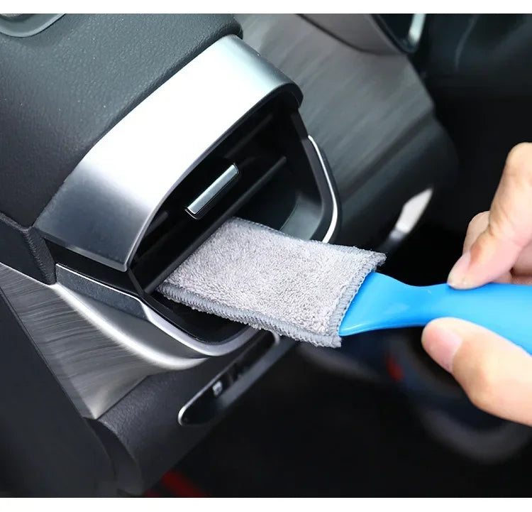 1pcs Car Cleaning Tools Air Conditioning Air Outlet Clean Dust Removal Soft Brush Multifunctional Auto Interior Cleaning Tool