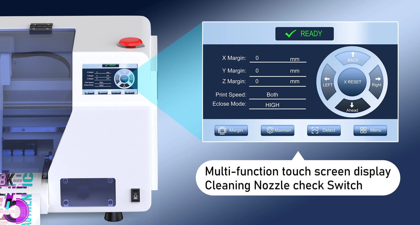 OYfame 33CM DTF Printer A3 For Epson XP600 Directly To Film a3 tshirt printing machine a3 Impresora Dtf with DTF shaking machine