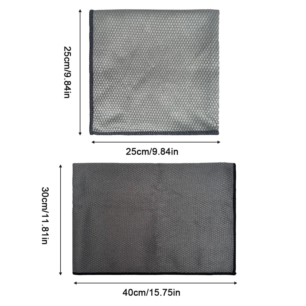 6 Pieces of Super Absorbent Strong Cleaning, Reusable Fine Fiber Cleaning Cloth, Windows,cars,kitchens,mirrors,no Trace Cleaning