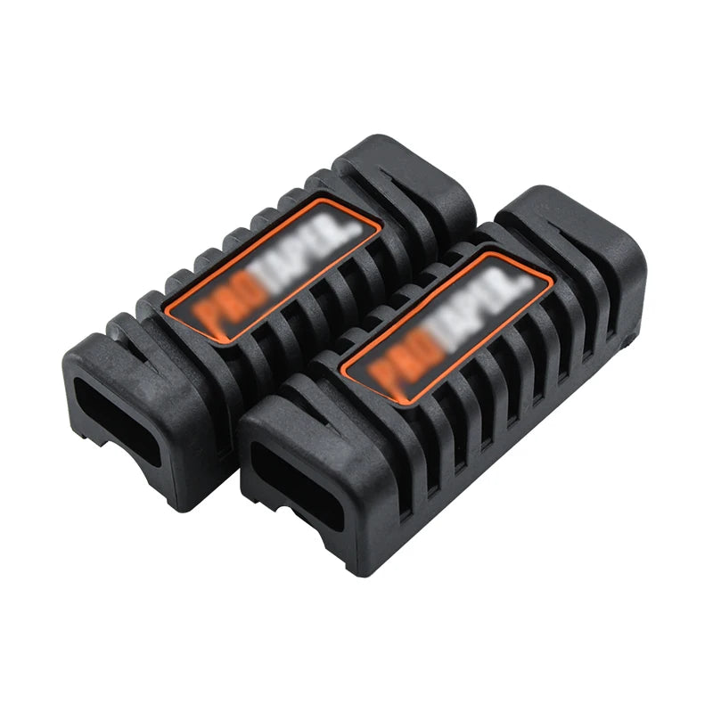 Motorcycle Universal Nonslip Front Footrest Pedal Foot Peg Footpeg Covers Set Rubber 1 Pair 12colors