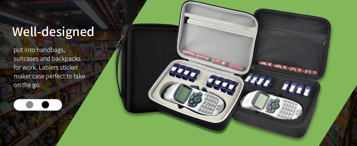 (CASE ONLY)Case Compatible with DYMO LetraTag LT-100H Handheld Label Maker Machine, Holder for Labeler Makers Printer Machine
