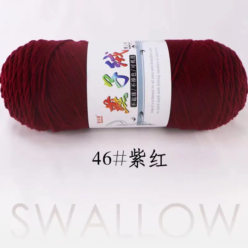 1Pc 200g Milk Cotton yarn for hand knitting Acrylic Crocheting Thread Yarn Crochet Doll sweater bag blanket slipper