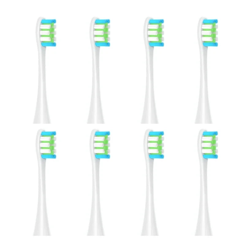 8 PCS Replacement Brush Heads for Oclean X/ X PRO/ Z1/ F1/ One/ Air 2 /SE/Flow DuPont Soft Suitable Vacuum Bristle Nozzles
