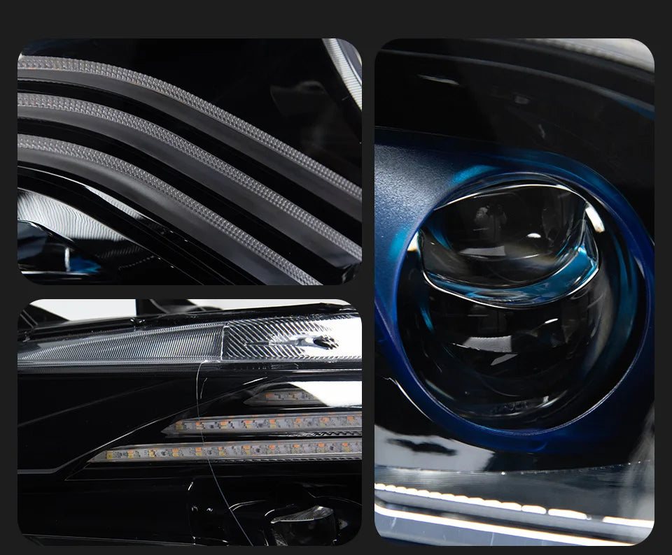 AKD Head Lamp for Benz Sprinter LED Headlight 2018-2023 Headlights Sprinter DRL Turn Signal High Beam Angel Eye Projector Lens