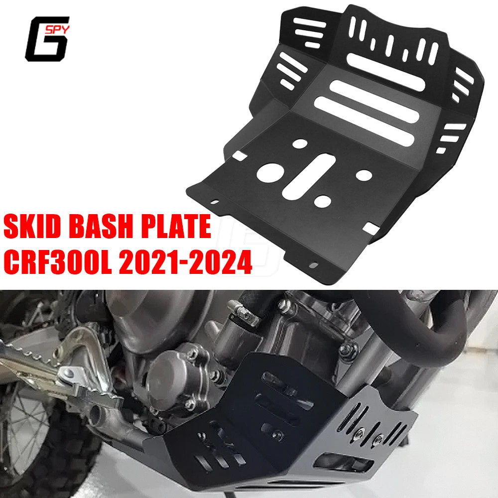 CRF 300L 2024 Under Engine Protection Cover For HONDA CRF300L 2021-2022 Motorcycle Accessories Skid Plate Bash Frame Guard 2023
