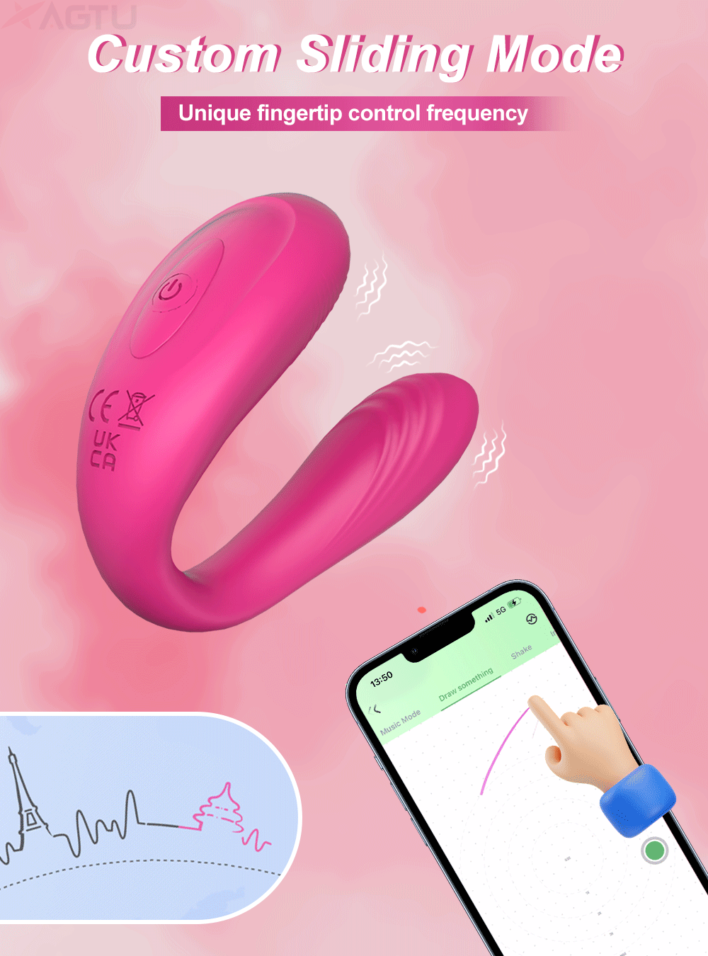 Remote Control Couple Vibrator for Women Clitoris Stimulate Female G-Spot Dual Wearable Vibrating Massage Adult Sex Toys