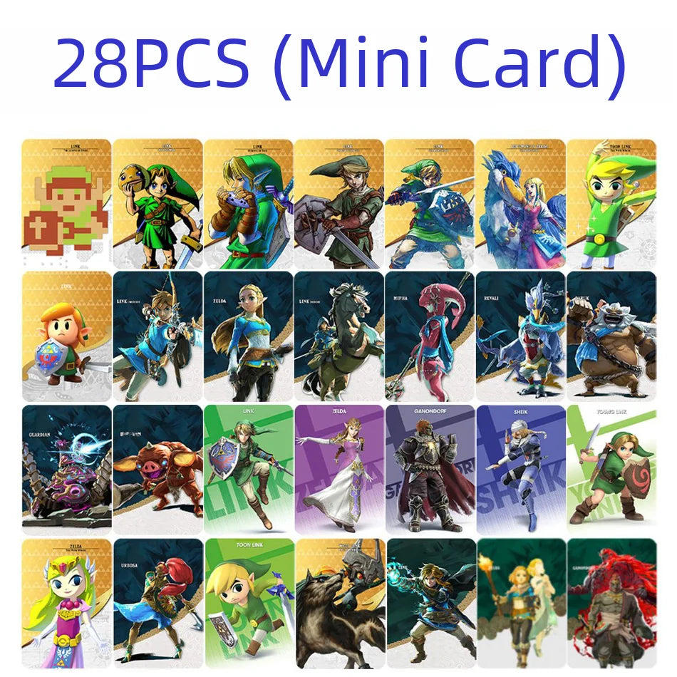 New splatoon Zelda Amiibo Card Apply to the Legend of Zelda: Tears of the Kingdo and Breath of the Wild Latest Paragliding NFC
