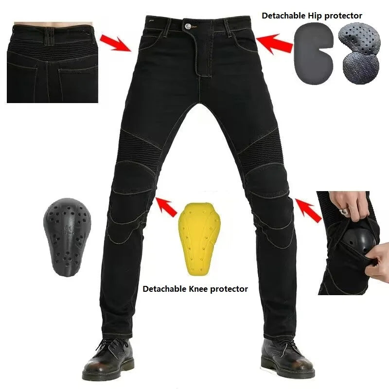New Motorcycle Pants Classic Outdoor For Moto Shirt With Protection Kevlar Jeans Motorcycle For Men Motorbike Gear Cb650r