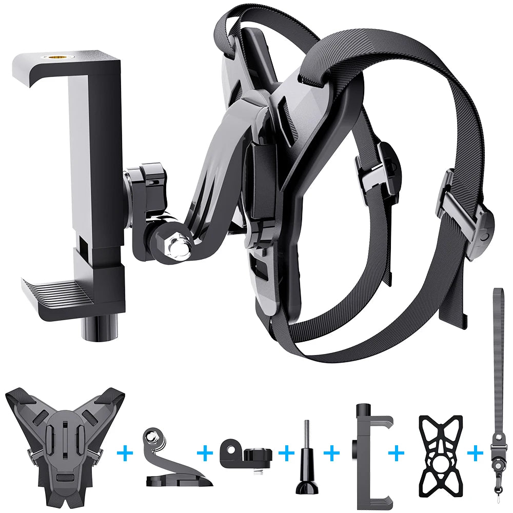 Motorcycle Helmet Phone Stand Mount Holder For GoPro Hero Insta360 Action Sports Camera Holder Motorcycle Camera Accessories