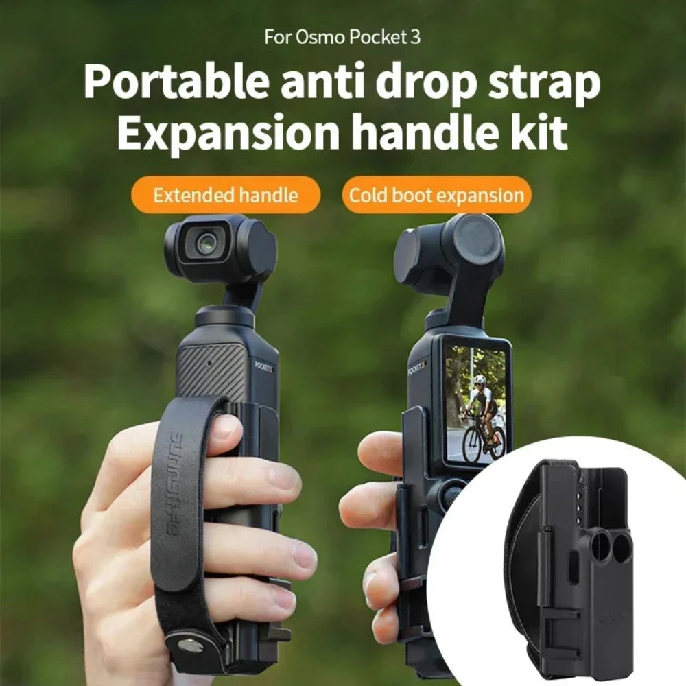 Extension Handle Portable Camera Mount Expansion Adapter Action Camera Fixed Frame Accessories Compatible For DJI OSMO Pocket 3