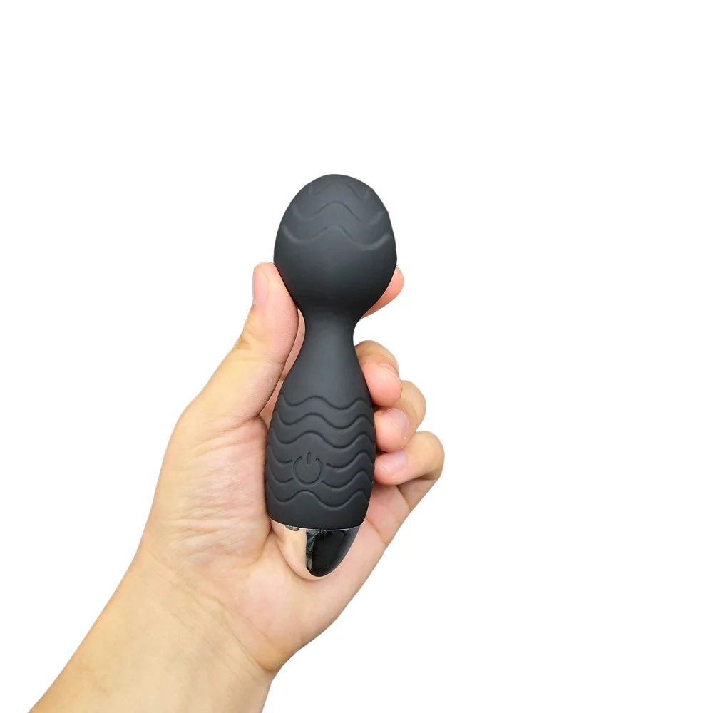 20 Pulsating Patterns and 8 Fierce Speeds Rechargeable Silicone Vibrator Sex Toy Wand Massager Clitoris Stimulator Vibrators