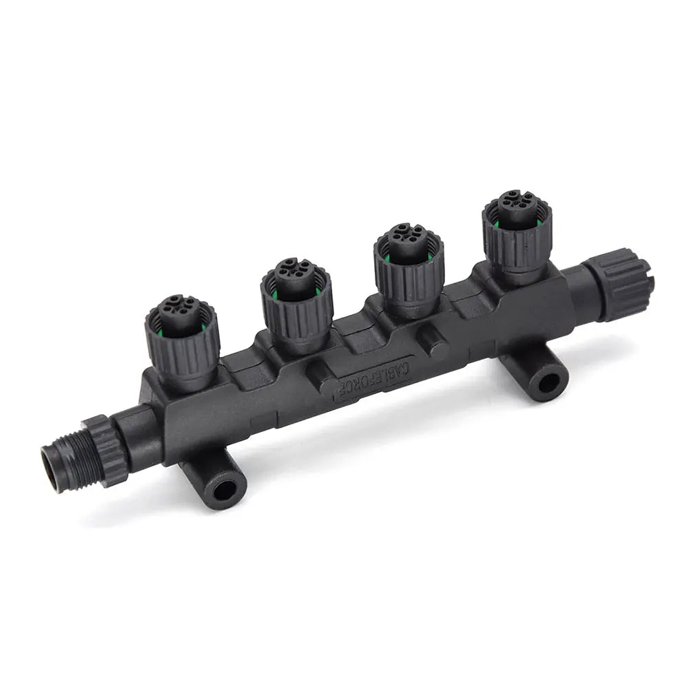 NMEA 2000 T Connector Terminator 3 ports 6 ports Plug Adapter Cable 0.5m~4m Length Cables NMEA 2000 DC 9-30V ABS Car Accessories
