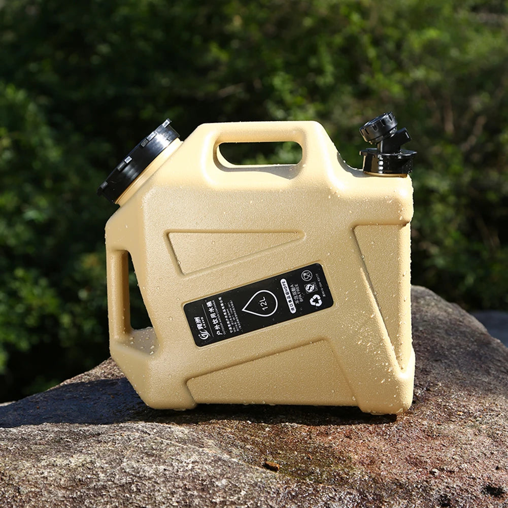 12/11L Emergency Water Can Water Storage Container Portable Large Capacity Outdoor Hiking Accessories Camping Tourism