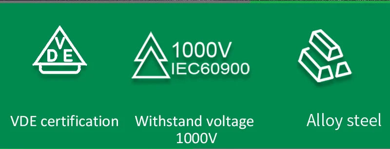 LAOA VDE Wire Cutters 6'' 7'' 8'' Insulated Combination Diagonal Needle Nose Pliers Electrician Tool High Voltage Resistance