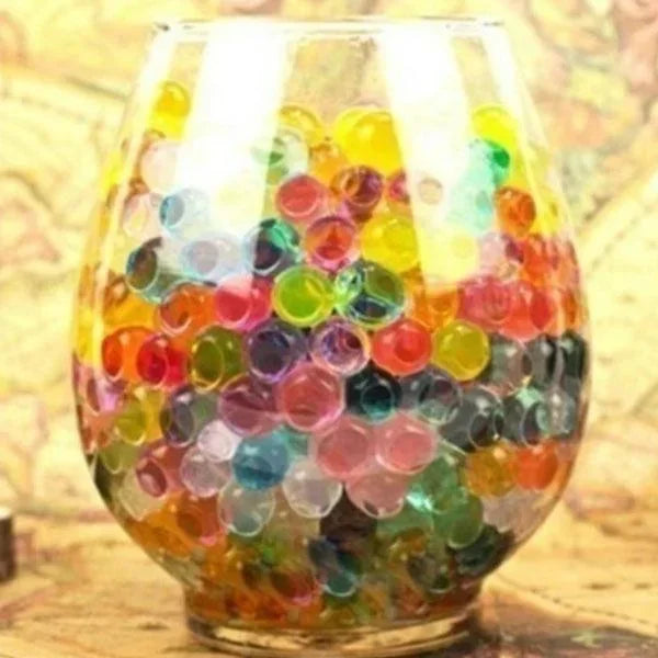10000Pcs Water Beads Pearl Shaped Crystal Soil Water Beads Mud Grow Magic Jelly Balls Wedding Home Decor