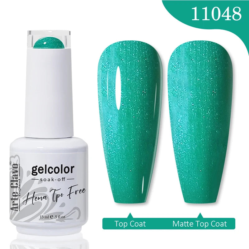 Arte Clavo HEMA TPO FREE Gel Nail Polish Jelly 15ml LED Nail Gel Hybrid Varnish Matt Top Base Coat Nail Art Gellak Primer