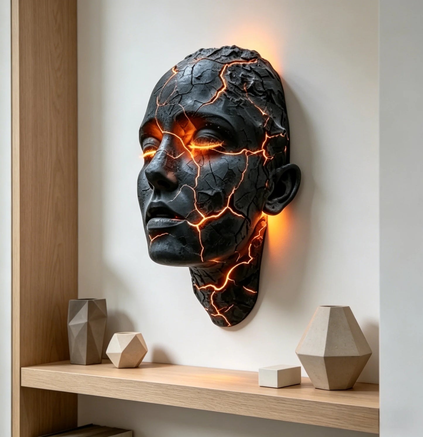 New Cracked Soul Wall Light Pendant Wall Decorations Home Decor Home Accessories Decorative Figurines