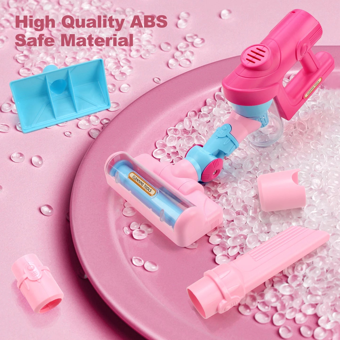 New Vacuum Cleaner for Kids - Electrical Toy Vacuum for Boys Girls Pretend Fun House Cleaning Toys for Children Hands-On Skills