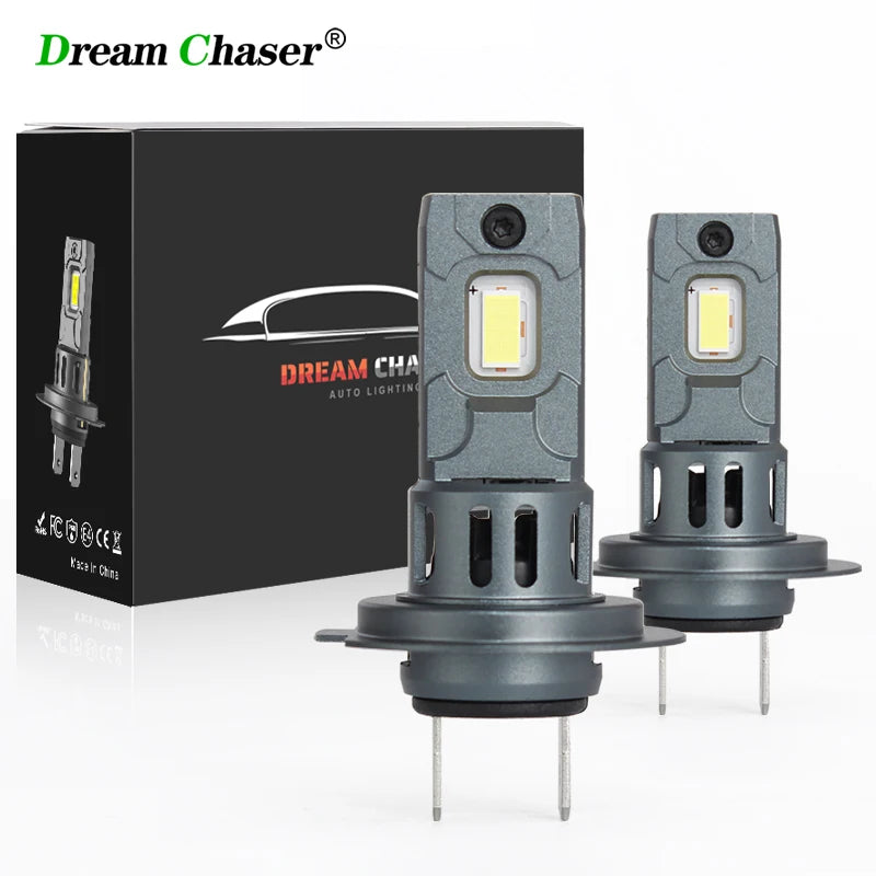 Dream Chaser 20000LM Mini H7 LED Headlight Bulb Wireless 120W CSP for Car Headlamp Auto Diode Lamps H7 Turbo Led 12V 6500K