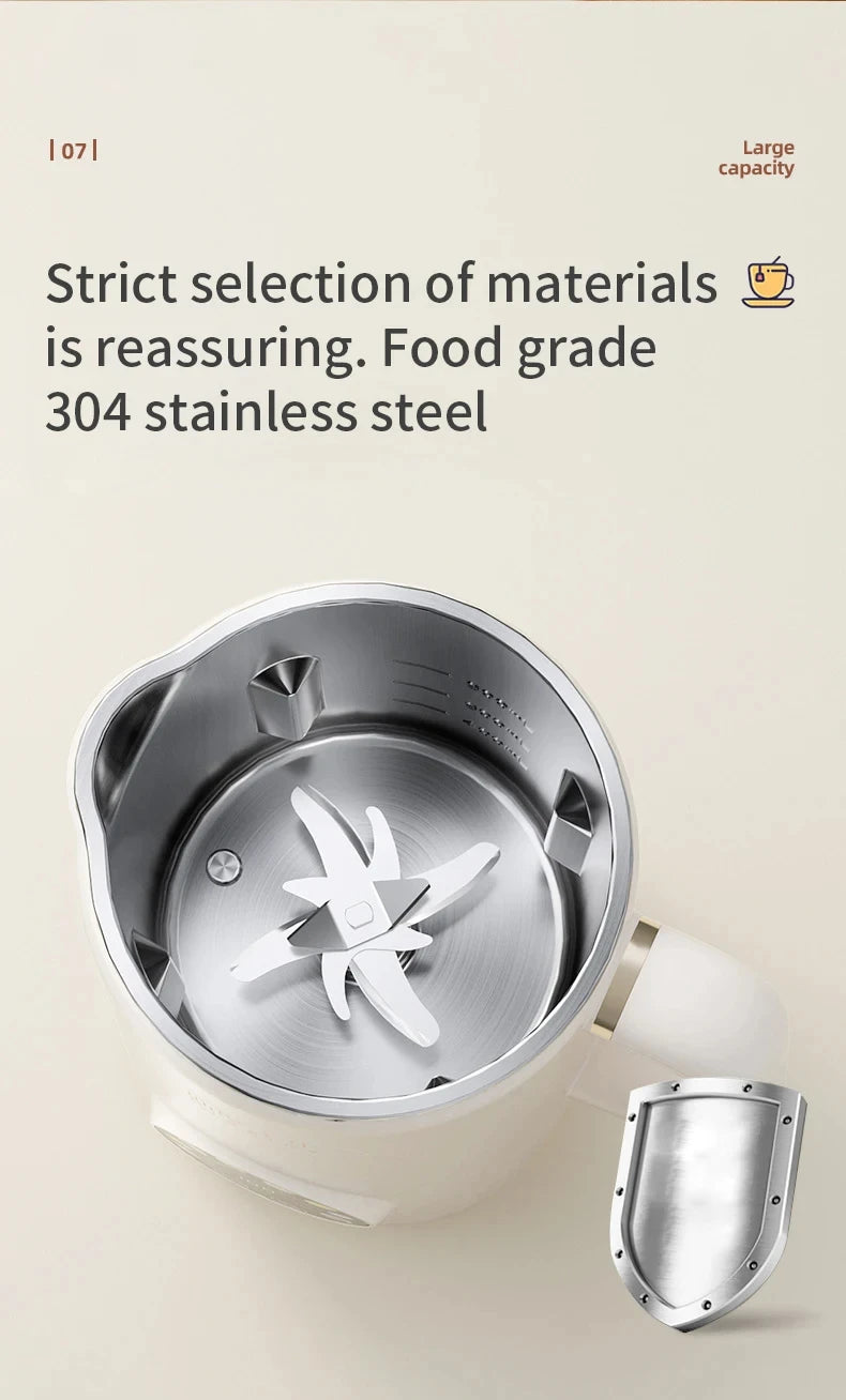 110V/220V Soya Milk Machine Electric Wall Breaking Machine Soybean Milk Maker Fresh Juice Blender Nut Milk Maker Food Blender