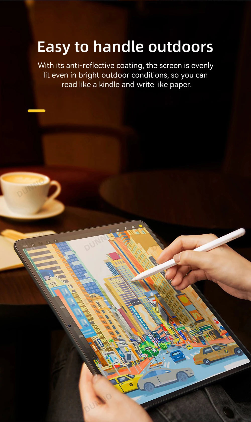 Paper Feel Screen Protector for Samsung Galaxy Tab S6 Lite A9 Plus S9 A8 A7 Lite Painting Write Matte PET Paper Feel Film
