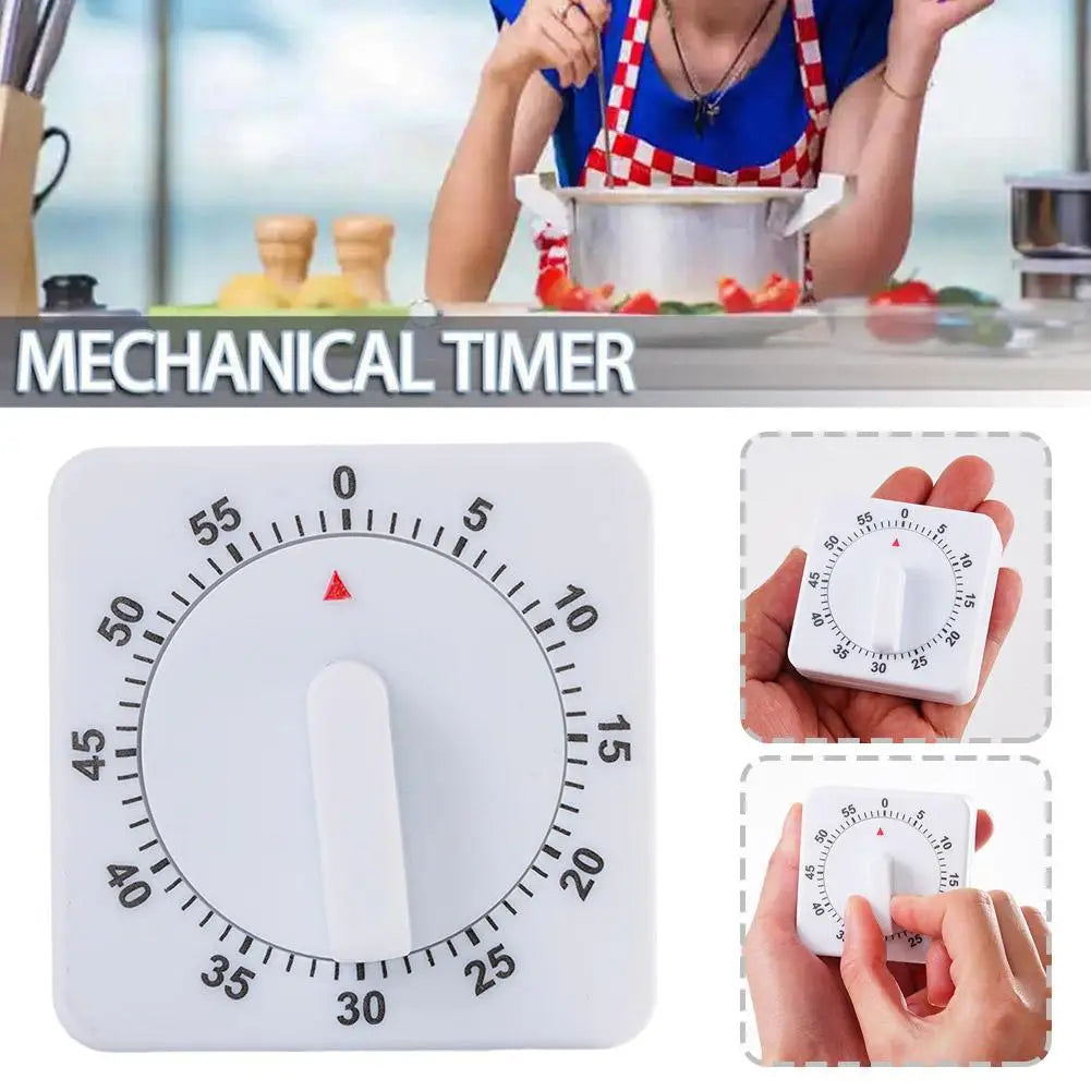 Multifunctional Mechanical Reminder Timer Kitchen Countdown With Alarm Reminder Magnet Timer Cooking Teaching Homework Office