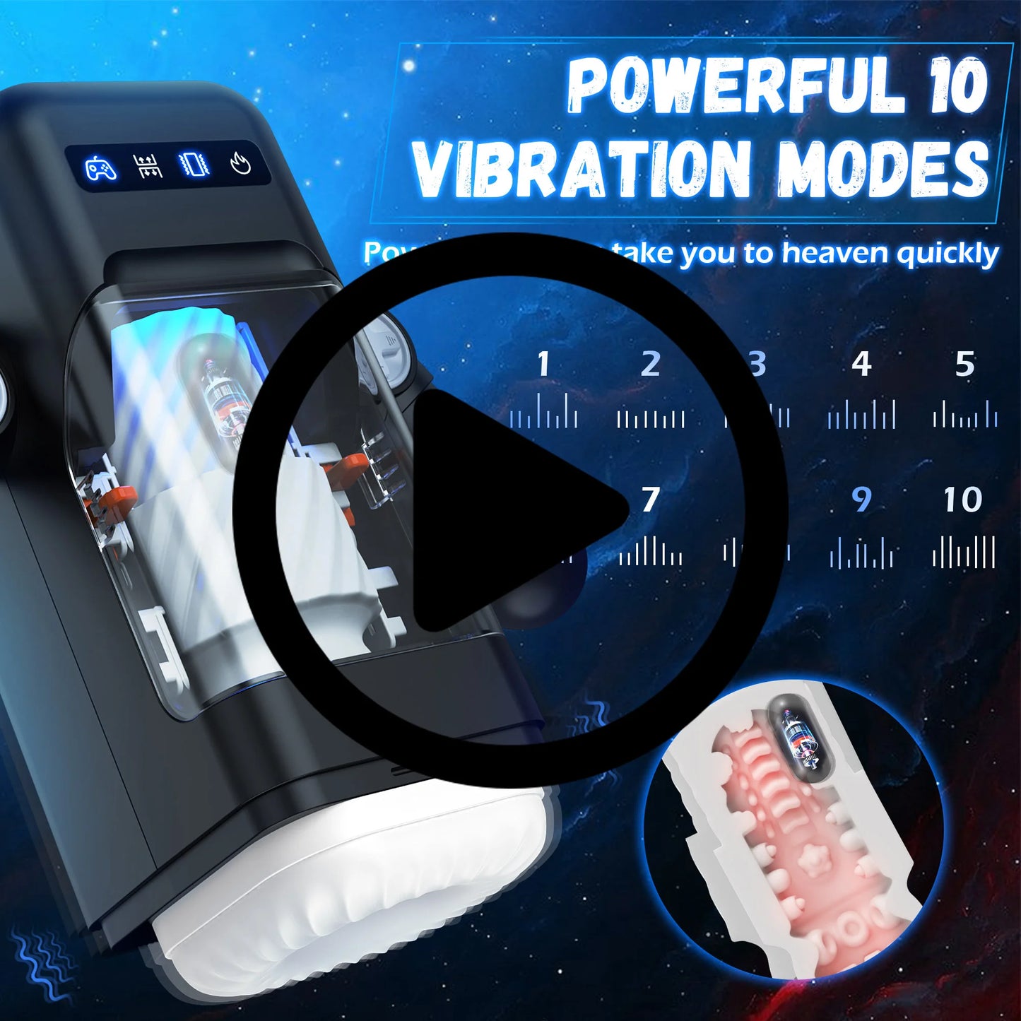 Kushor Robot Automatic Male Masturbator Phone Holder Heating Vibration Blowjob Machine Vagina Masturbation for Men Sex Toys 18