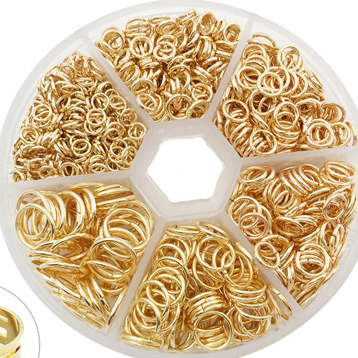 1Box Metal Open Jump Rings Split Rings Connectors Iron Open Jump ring For Diy Jewelry Making(4mm 6mm 8mm 10mm)