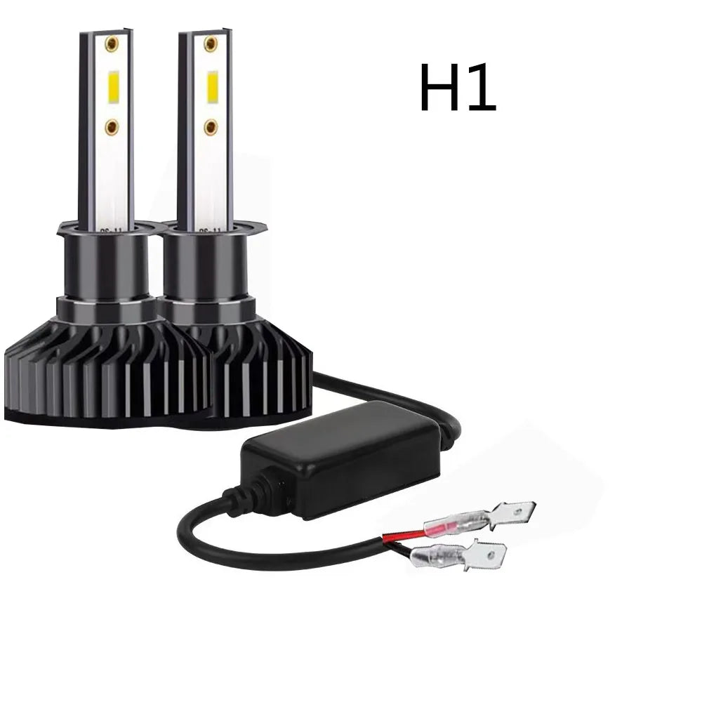 Car headlights H4 H7 LED H11 9005 3000K yellow light 6000K white light spotlight king 160W 24000LM lighting 1860 CSP12V LED head