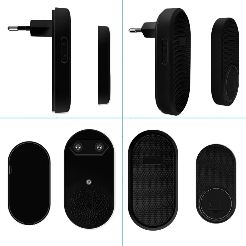 Wireless Doorbell Home Welcome Smart Door bell Sets Home Outdoor Kinetic Ring Chime Doorbell 32 Songs Melodies Sound