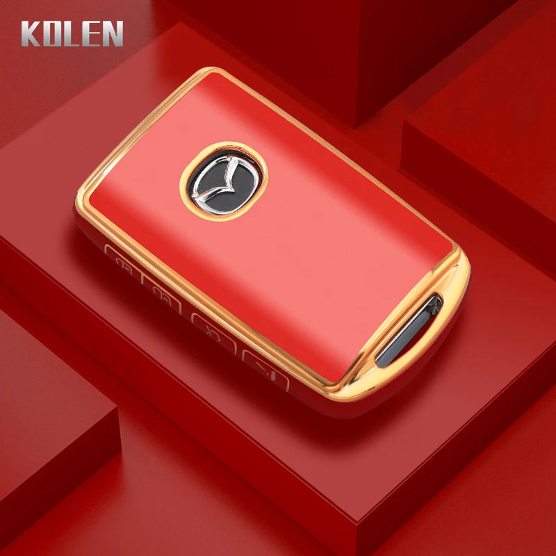 New TPU Car Key Case Cover Shell For Mazda 3 Alexa CX30 CX-4 CX5 CX-5 CX8 CX-8 CX-30 CX9 CX-9 Protector Keyless Fob Accessories