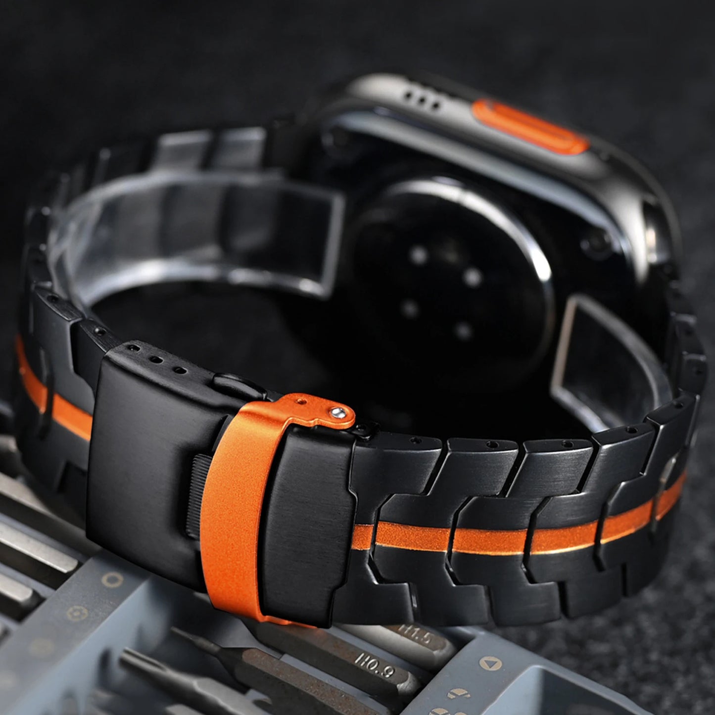 Stainless Steel Strap For Apple Watch Series 11 10 9 8 SE 3 46mm 45mm 42mm 44mm Metal Bracelet Band For iWatch Ultra 3/2/1 49mm