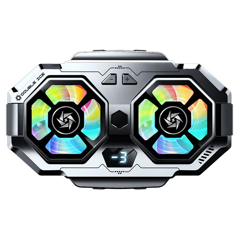 Dual Fan TEC Cooling Mobile phone radiator iPhone Samsung MOTOROLA Xiaomi Universal mobile phone Live cooler Mobile phone fan