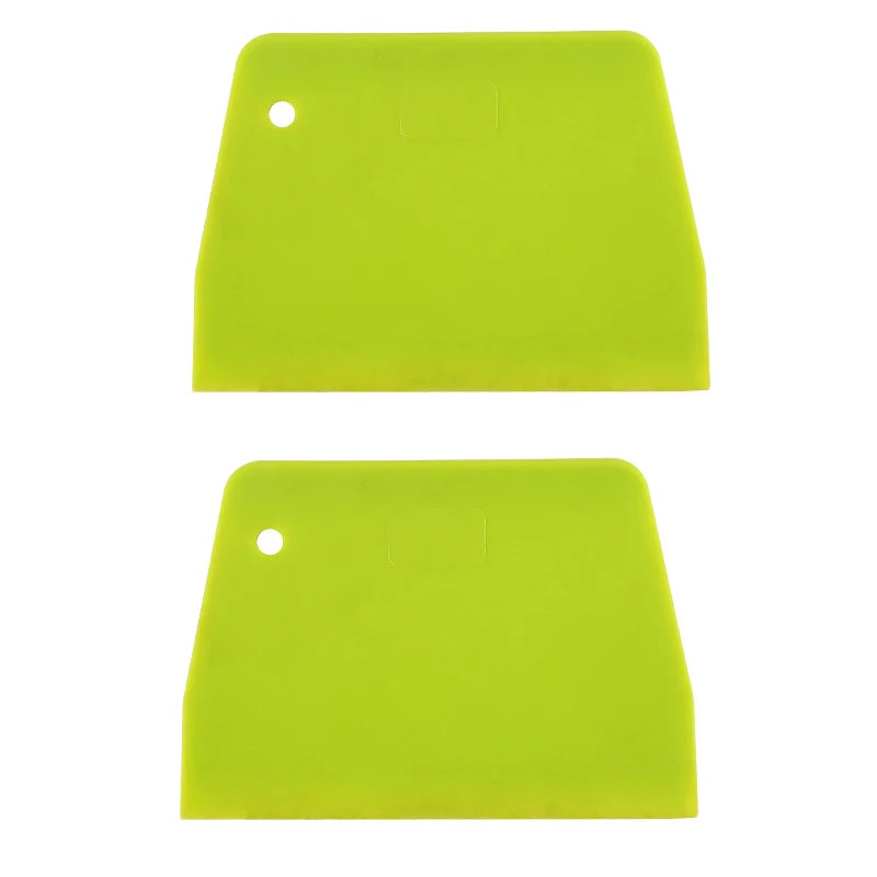 2 PCS Baking Tool Plastic Scraper DIY Pastry Cream Spatula Trapezoidal Dough Cutting Knife Cake Divider Kitchen Accessories