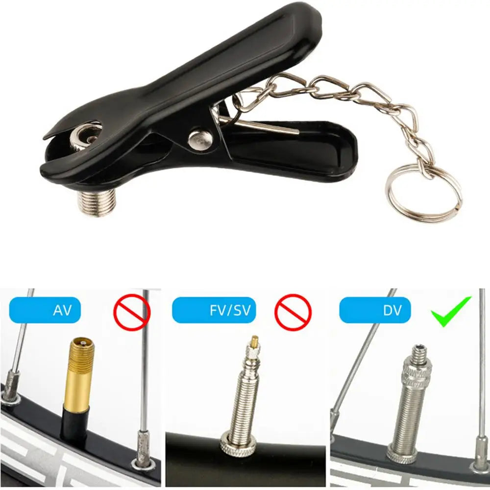 Tire Inflator Nozzle Bike Pump Nozzle Multi-use Connector for Head Bike Pump Head Pump Adapter Bicycle Converter Bike Adapter