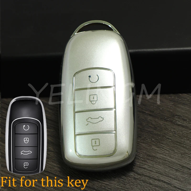 New TPU Car Remote Key Case Cover Protector for Chery Tiggo 8plus Tiggo 8 New 5 Plus 7pro Max Omoda 5 C5 Accessories