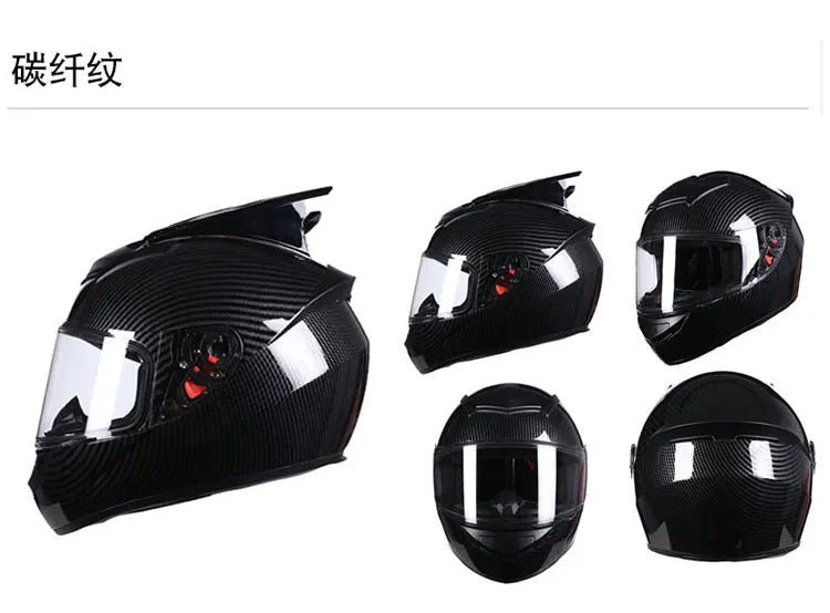 ICE.BEACON 3C certification national standard motorcycle helmet men and women winter personality safety four season rider Blueto