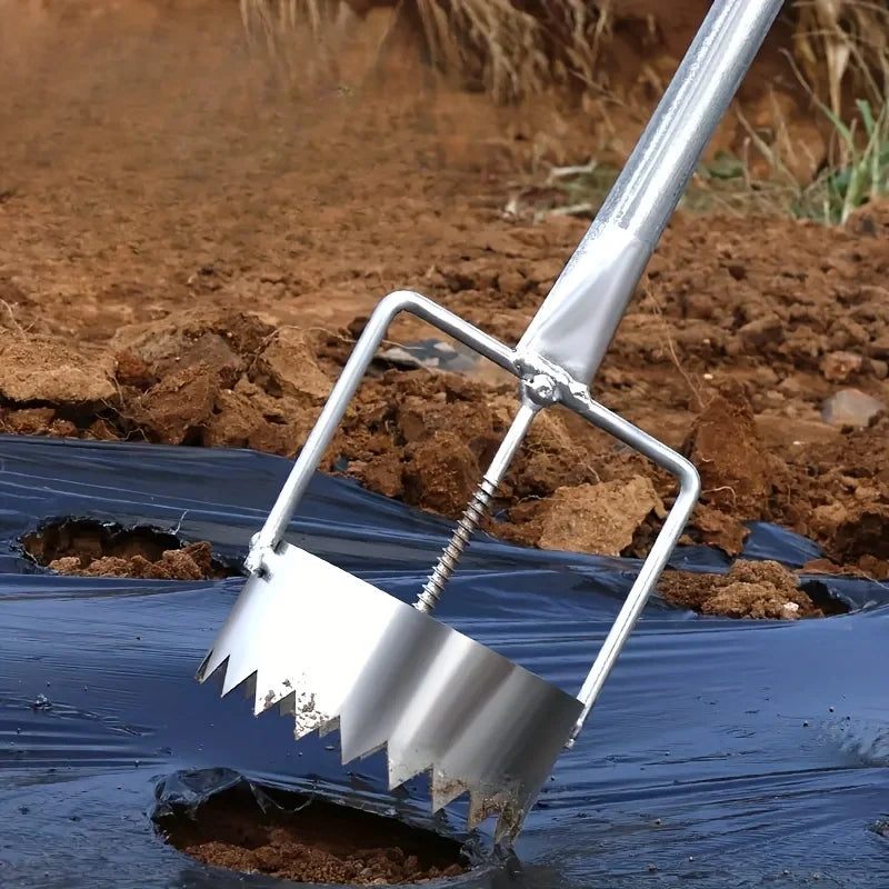 1pc Durable Metal Greenhouse Film Puncher, Simple Gardening Tool Set, Plastic Film Puncture Tool for Greenhouse Maintenance