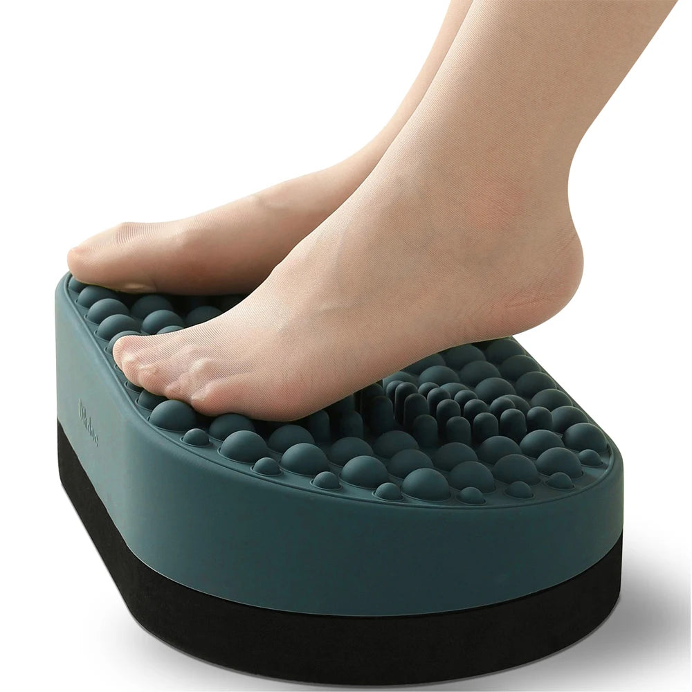 1Pcs Foot Massager Under Desk Footrest,Foot Rest for Under Desk at Work with Massage,Foot Stool Under Desk