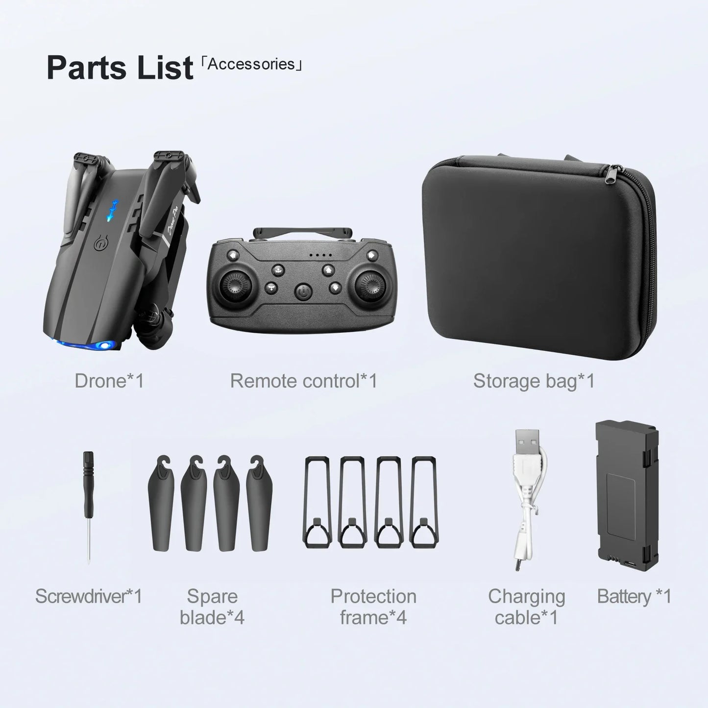 New E99Pro RC Drone 4K Professinal With Wide Angle Dual HD Camera Foldable RC Helicopter 5G WIFI FPV Height Hold Apron Sell
