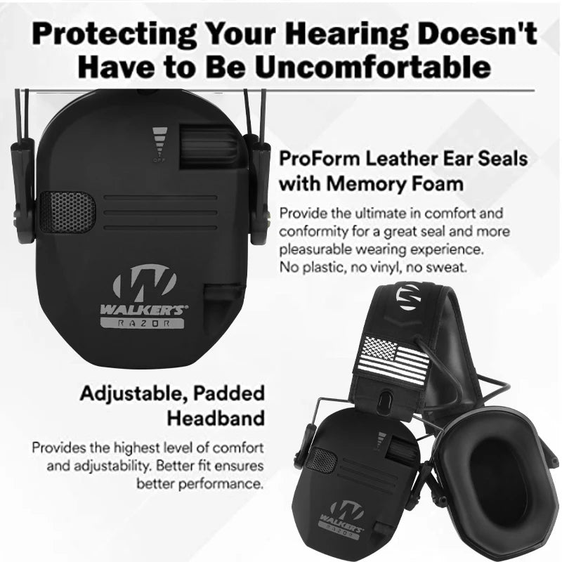 Original Military Tactical Electronic Shooting Earmuffs Outdoor Hunting Sound Pickup Noise Reduction Protection Hearing Headset