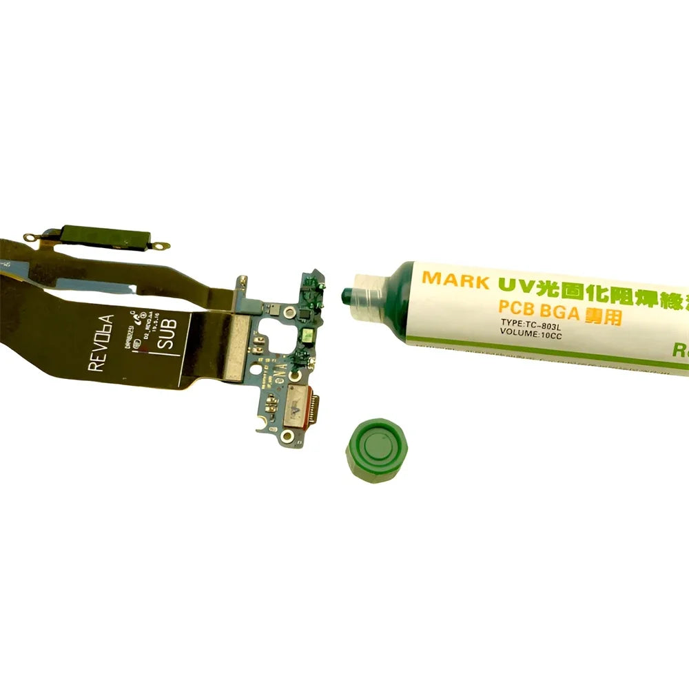 1-5pcs 10CC UV Curing Solder Mask Ink Resistance Paste Green Oil for PCB BGA Circuit Board Protect Paint Electronic Repair Tools