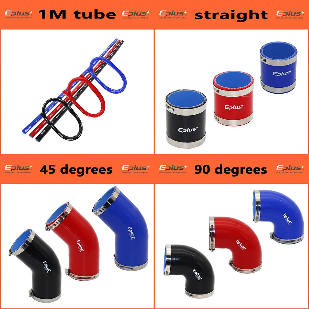 EPLUS Silicone Vacuum Tube Hose Silicon Tubing Universal 3MM 4MM 6MM 8MM 10MM 12MM Red Auto parts Free Delivery