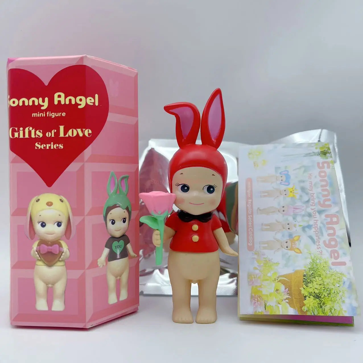New Hot Sonny Angel Gifts Of Love Series Model Limited Collection Figure Cartoon Desktop Blind Box Xmas Valentine'S Day Gift Toy