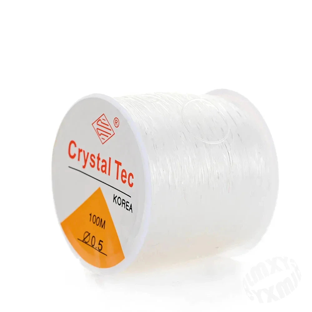 0.5-1.5mm Elastic Cord String Transparent Elastic Thread For Jewelry Making Diy Bracelet Necklace Beaded Accessories