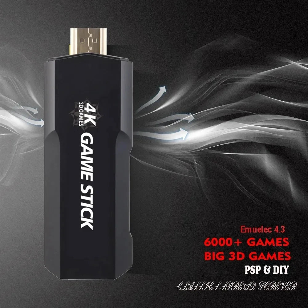 Wireless Controller GD10 4K HD 128G 40000 Retro Games Video Game Console Controller with Wireless Controllers For PSP PS1 GBA Bo