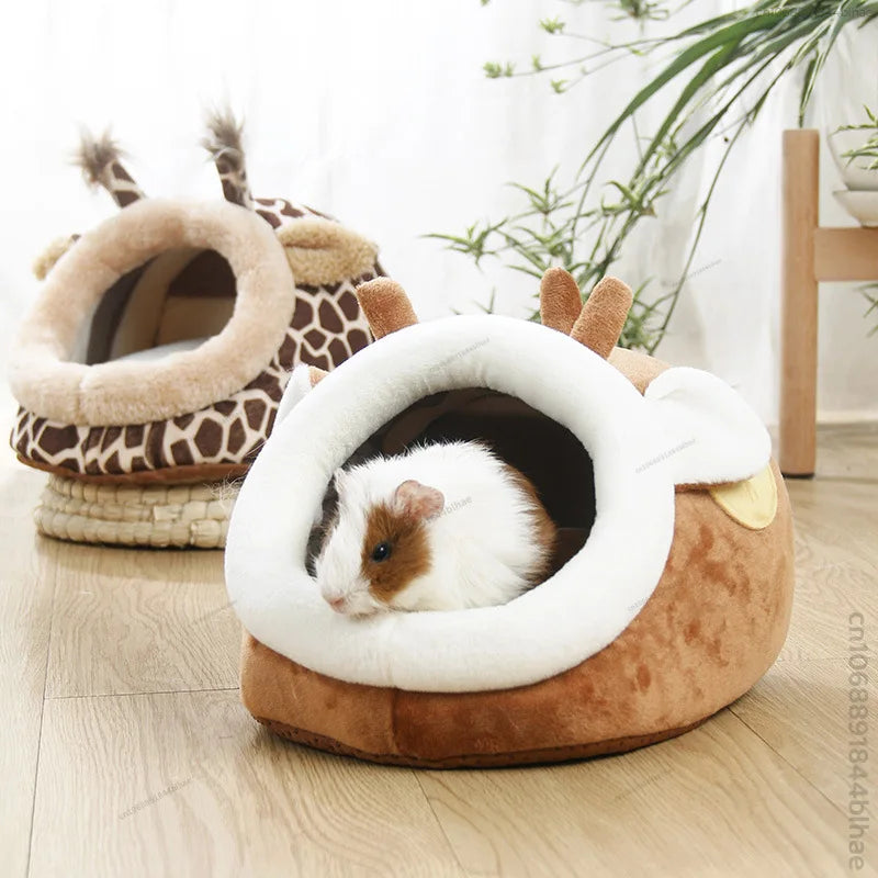Pet House Guinea Pig Ferrets Hamsters Hedgehogs Rabbits Rats Super Warm Hamster Cage Accessories High Quality Small Animal Bed